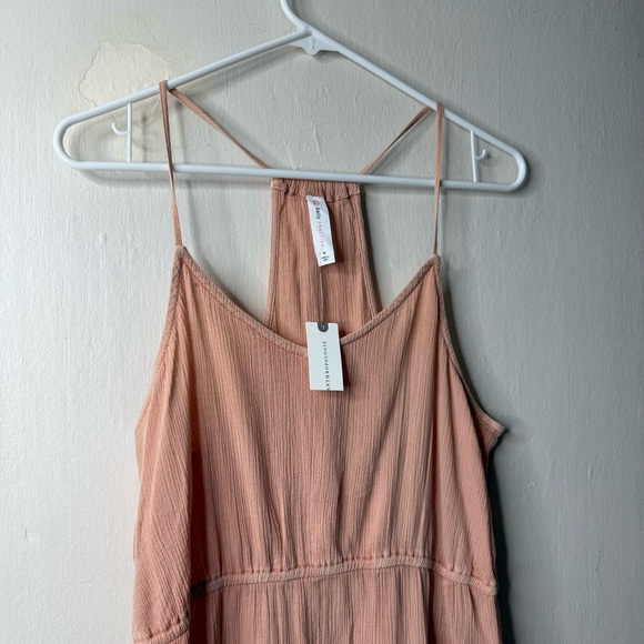 Anthropologie Daily Practice Pink Acid Wash Racerback Tank Dress NWT - Picture 3 of 8